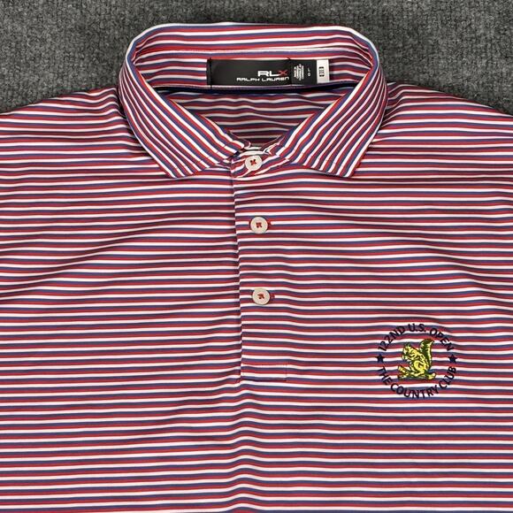 RLX The Country Golf Club Golf Polo Shirt Size Large US Open - Picture 3 of 9